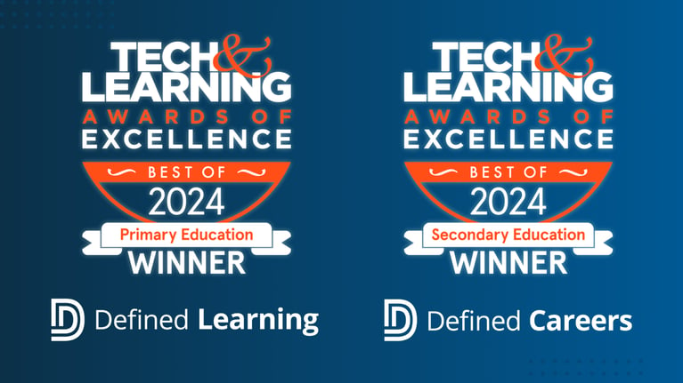 Defined Learning & Defined Careers Win Best of 2024 Tech & Learning Awards!